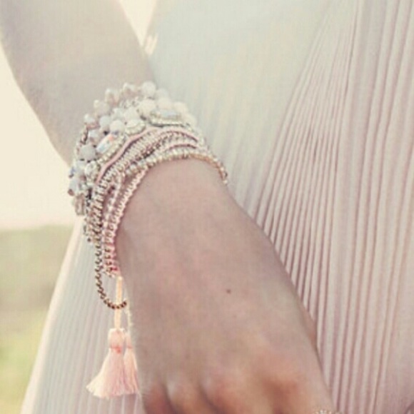 Chloe & Isabel Delicate Bead & Chain multi-wrap - Picture 3 of 4